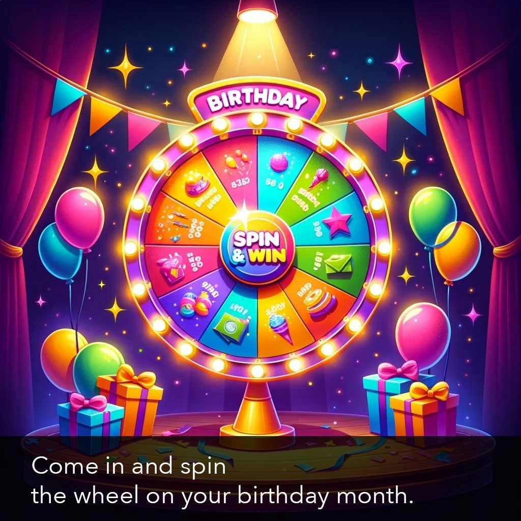 Celebrate your birthday at Spins
